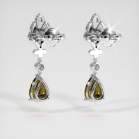 <span>3.61</span>&nbsp;<span class="tooltip-light">Ct.Tw.<span class="tooltiptext">Total Carat Weight</span></span> Gemstone Earrings, Platinum 950 4