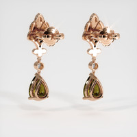 <span>3.61</span>&nbsp;<span class="tooltip-light">Ct.Tw.<span class="tooltiptext">Total Carat Weight</span></span> Gemstone Earrings, 14K Rose Gold 4