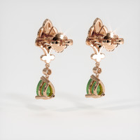 <span>2.20</span>&nbsp;<span class="tooltip-light">Ct.Tw.<span class="tooltiptext">Total Carat Weight</span></span> Gemstone Earrings, 14K Rose Gold 4