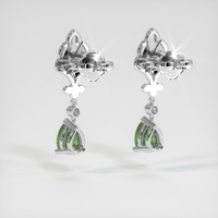 <span>2.20</span>&nbsp;<span class="tooltip-light">Ct.Tw.<span class="tooltiptext">Total Carat Weight</span></span> Gemstone Earrings, 18K White Gold 4