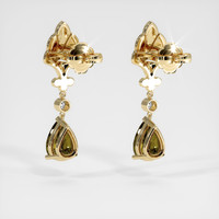 <span>3.61</span>&nbsp;<span class="tooltip-light">Ct.Tw.<span class="tooltiptext">Total Carat Weight</span></span> Gemstone Earrings, 14K Yellow Gold 4