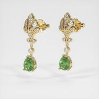 <span>2.20</span>&nbsp;<span class="tooltip-light">Ct.Tw.<span class="tooltiptext">Total Carat Weight</span></span> Gemstone Earrings, 14K Yellow Gold 3