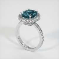 4.07 Ct. Sapphire Ring, Platinum 950 2
