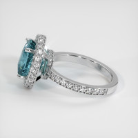 4.07 Ct. Sapphire Ring, Platinum 950 4