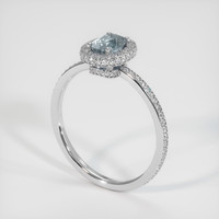 1.19 Ct. Sapphire Ring, Platinum 950 2