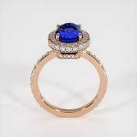 3.00 Ct. Sapphire Ring, 14K Rose Gold 3