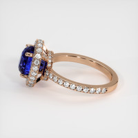 3.00 Ct. Sapphire Ring, 14K Rose Gold 4