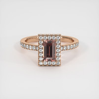 1.47 Ct. Sapphire Ring, 14K Rose Gold 1