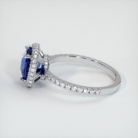 2.46 Ct. Sapphire Ring, 14K White Gold 4