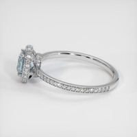 1.19 Ct. Sapphire Ring, 14K White Gold 4
