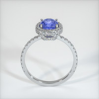 2.01 Ct. Blue Sapphire Ring, 18K White Gold 3