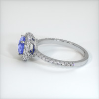 2.01 Ct. Blue Sapphire Ring, 18K White Gold 4
