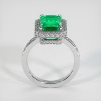 2.48 Ct. Emerald Ring, 18K White Gold 3