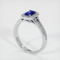 0.89 Ct. Sapphire Ring, Platinum 950 2