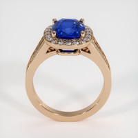 3.47 Ct. Sapphire Ring, 14K Rose Gold 3