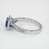 0.89 Ct. Sapphire Ring, 14K White Gold 4