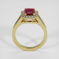 1.62 Ct. Ruby Ring, 18K Yellow Gold 3