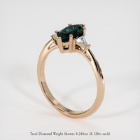 1.16 Ct. Gemstone Ring, 18K Rose Gold 2