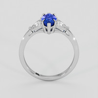 2.07 Ct. Blue Sapphire Ring, 14K White Gold 3