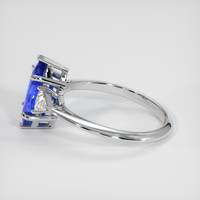 1.96 Ct. Blue Sapphire Ring, 14K White Gold 4