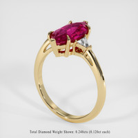 2.30 Ct. Gemstone Ring, 14K Yellow Gold 2