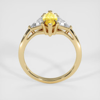 1.33 Ct. Yellow Sapphire Ring, 14K Yellow Gold 3