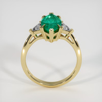 2.59 Ct. Emerald Ring, 18K Yellow Gold 3