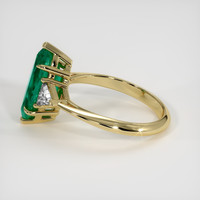 2.59 Ct. Emerald Ring, 18K Yellow Gold 4