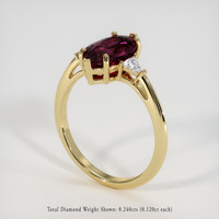 2.46 Ct. Gemstone Ring, 18K Yellow Gold 2