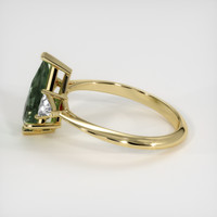 2.18 Ct. Sapphire Ring, 18K Yellow Gold 4