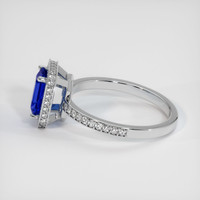 1.83 Ct. Blue Sapphire Ring, Platinum 950 4