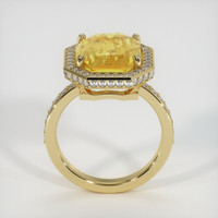 10.99 Ct. Yellow Sapphire Ring, 10K Yellow Gold 3