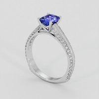 1.04 Ct. Blue Sapphire Ring, Platinum 950 2