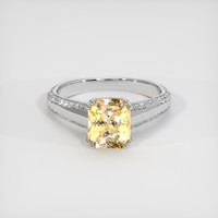 2.09 Ct. Sapphire Ring, Platinum 950 1