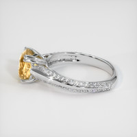 2.09 Ct. Sapphire Ring, 18K White Gold 4