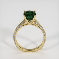 3.31 Ct. Green Sapphire Ring, 14K Yellow Gold 3