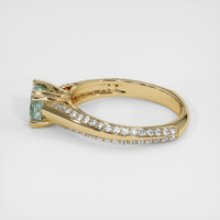 1.07 Ct. Sapphire Ring, 14K Yellow Gold 4
