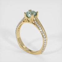 1.07 Ct. Sapphire Ring, 18K Yellow Gold 2