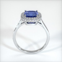 2.30 Ct. Blue Sapphire Ring, 10K White Gold 3