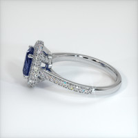 1.58 Ct. Blue Sapphire Ring, 10K White Gold 4