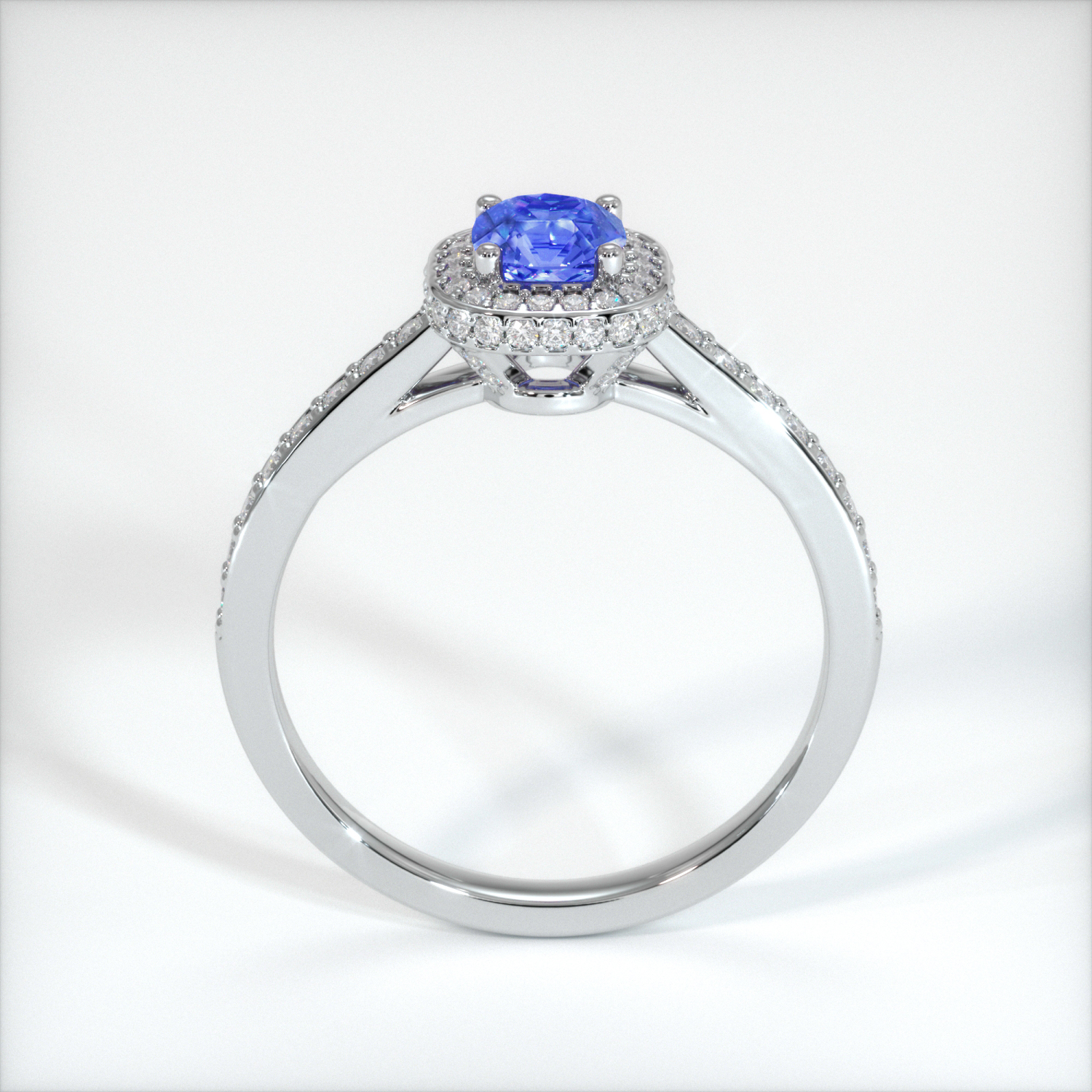 CTHY HERITAGE GRAIN RING サイズ13号 Sapphire Ring 0.89 Ct. 18K White Gold | The Natural Sapphire