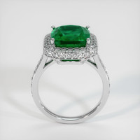 4.39 Ct. Emerald Ring, 18K White Gold 3