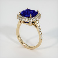 5.56 Ct. Sapphire Ring, 18K Yellow Gold 2