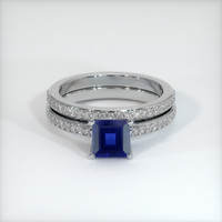 1.33 Ct. Sapphire Ring, Platinum 950 1