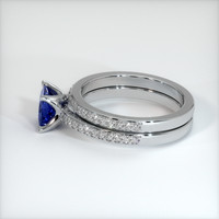 1.33 Ct. Sapphire Ring, Platinum 950 4