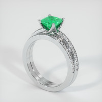 Emerald Ring 1.01 Ct., Platinum 950 Preview