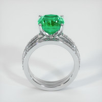 4.14 Ct. Emerald  Ring - Platinum 950