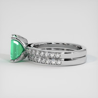 1.59 Ct. Emerald Ring, Platinum 950 4