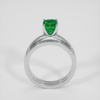 1.43 Ct. Emerald Ring, Platinum 950 3
