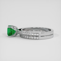 1.43 Ct. Emerald Ring, Platinum 950 4